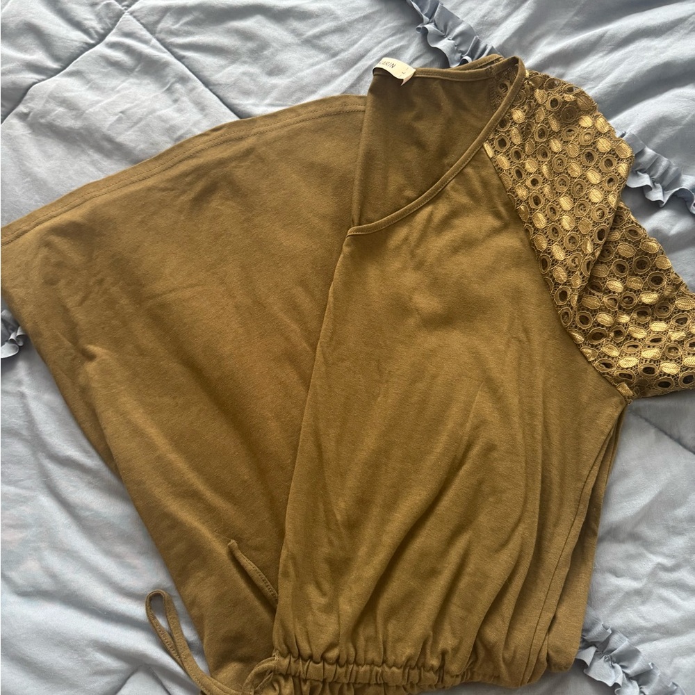 Elegant Brown Women's Top